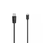Kabel Micro-USB 2.0 480 Mbit/s 1,5m Svart