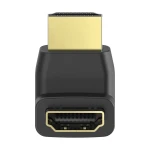 Adapter Hdmi 90 Grader Gold Svart