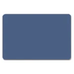 Plastkort bl&aring; blank 0,76 mm