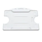 B&auml;rfodral i transparent plast f&ouml;r 1 kort