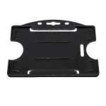 B&auml;retui i svart plast f&ouml;r 1 kort