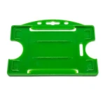 B&auml;rfodral i gr&ouml;n plast f&ouml;r 1 kort