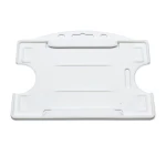 B&auml;rfodral i vit plast f&ouml;r 1 kort