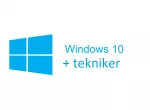 Windows 10 Pro upgr. Licens + tekniker - Denna licens kan endast användas för att uppgradera eller förnya din befintliga licens
