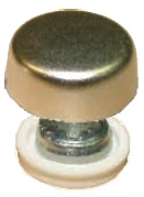 Skruvhatt RAL 9006 - 25 stk