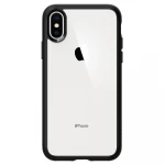 Spigen Cover - Apple iPhone X/XS - Matsort med transparent bagside