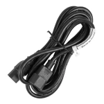 3-pin "Apparat-stik" 220V  - forlænger 