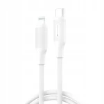 Encore Energy Lightning till USB C-kabel 27W - Vit