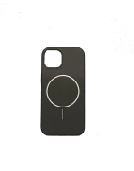 iPhone 13 Magsafe-fodral Silikon Tunt - Svart