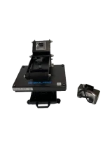 Multi funktions varmepresser med 23x33cm plade + kasket