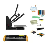 Makerspace-paket med Expert II 24 sk&auml;rplotter och halvautomatisk v&auml;rmepress