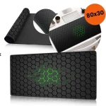 Gamingmusmatta 80 &times; 30 cm, Honeycomb Green