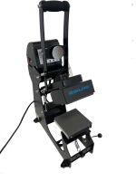 Semi automatisk varmepresser med 15x15cm plade og dobbelt varme kasket modul