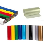 Startpaket med 10 f&auml;rger folie, 30 cm skyltfolie och 6 f&auml;rger textilfolie