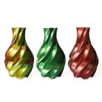 Gold, Green And Red - 3DE Premium - Silky PLA - 1.75mm