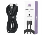 Encore USB-A till USB-C Kabel - 2 Meter - Svart