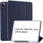 Skyddsfodral iPad Pro 12.9 (Gen 6/5/4) &ndash; M&ouml;rkbl&aring;