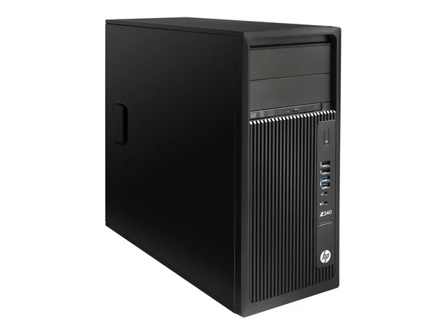 HP Z240 WorkStation - Intel i7-6600K 3,3GHz 256GB SSD + 1TB HDD 16GB - Nvidia RTX 2060 Win 10 Pro - Grade B 