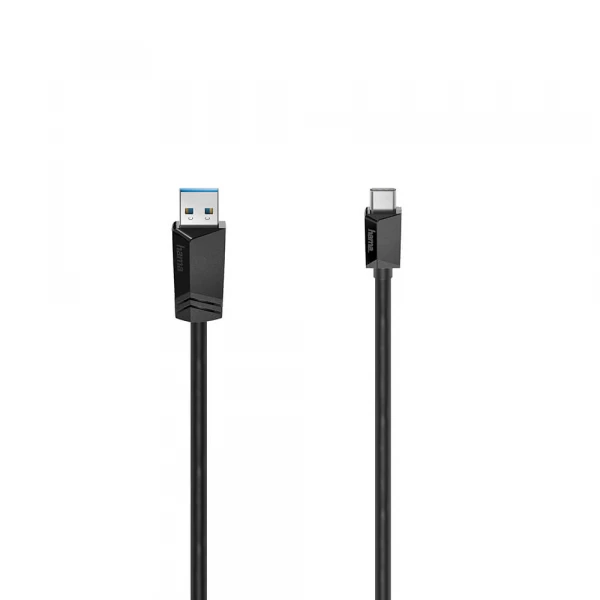 Billig USB-C till USB-A-kabel 0,75m Svart - Supersnabb Dataöverföring 5 Gbps Kabel USB-C - USB-A USB 3.2 5 Gbit/s 0.75m Svart