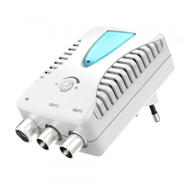 Antennförstärkare 2x 22dB Justerbar