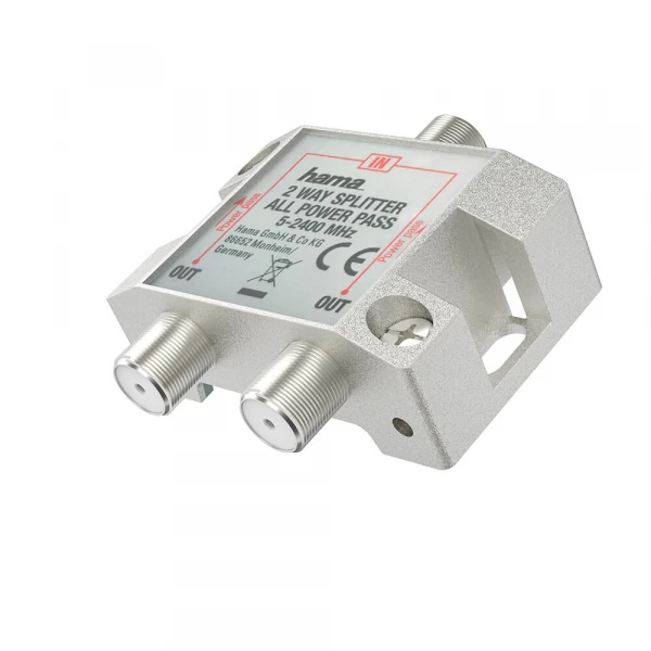 SAT Splitter 2-vägs helskärmad