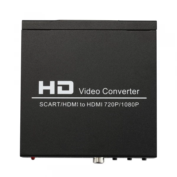 Billig NORTH SCART+HDMI till HDMI – Professionell AV-konvertering och Switch-lösning SCART+HDMI till HDMI HD Converter och Switch Svart