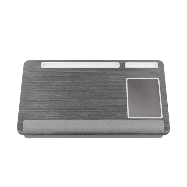 Billigt Bärbart Stativ för Knä Högerhandsversion Grå - Ergonomisk och Bekväm Lösning för Laptopanvändare Laptopställ för Knät Högerhänt Version Grå