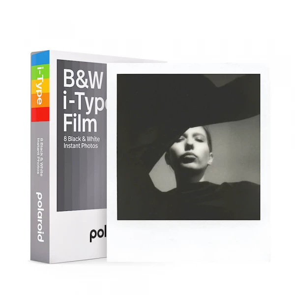 Billig Polaroid B&W i-Type Film med Vit Ram - Köp Nu Svartvit Film för i-Type Vit Ram