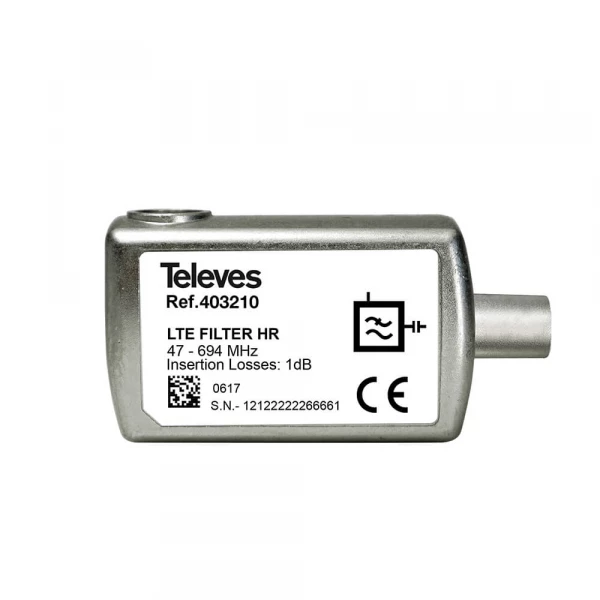 Billigt Filter LTE-48/5G Inomhusbruk TELEVES Filter LTE-48/5G
