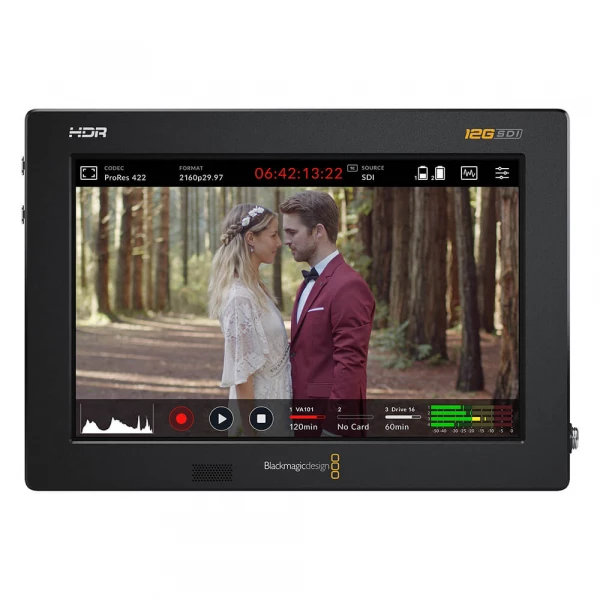 Billig Blackmagic Video Assist 7'' 12G HDR - Professionell Monitor & Inspelare Video Assist 7" 12G