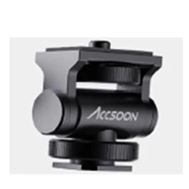 Billig ACCSOON Multi-riktad Cold Shoe Adapter – Flexibel Montering för Professionell Kamerautrustning Multi-directional Cold Shoe Adaptor