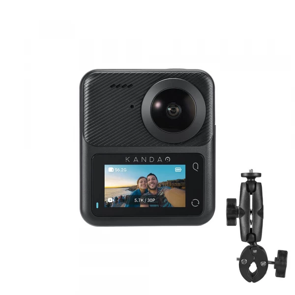 Billig QooCam 3 Motorcycle Combo - Spela in 360° Video med Innovation och Stil QooCam 3 Motorcycle Combo