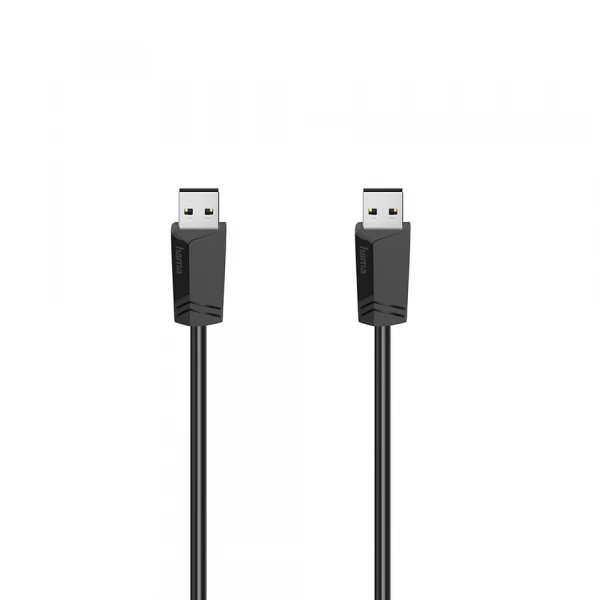 Köp Billigt Hama USB 2.0 A-A Kabel Svart 1,5m Online | Snabb Leverans Kabel USB A-A Svart 1,5m