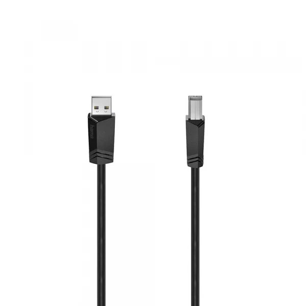 Billig USB 2.0 Kabel 3m Svart - Snabb Dataöverföring och Hög Kvalitet Kabel USB 2.0 480 Mbit/s 3m Svart