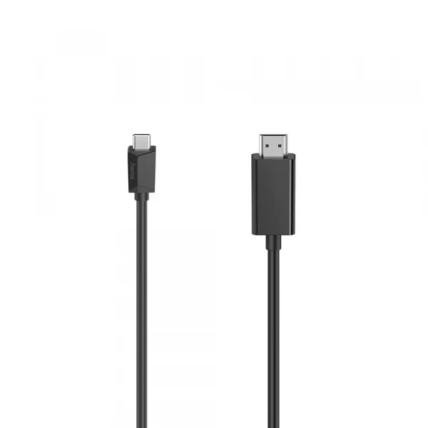 Kabel USB-C - HDMI Ultra-HD 4K 1,5m Svart