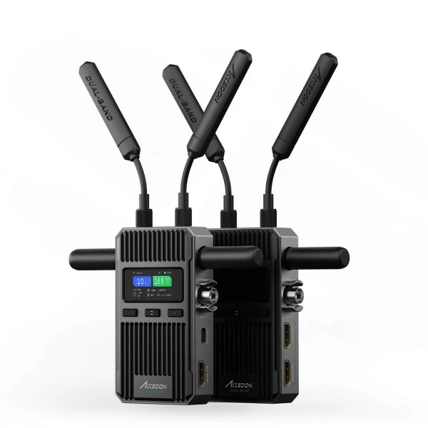 Billig ACCSOON CineView 2 SDI Trådlös Videotransmission – Låg Latens & Hög Kvalitet CineView 2 SDI 1 TX + 1 RX