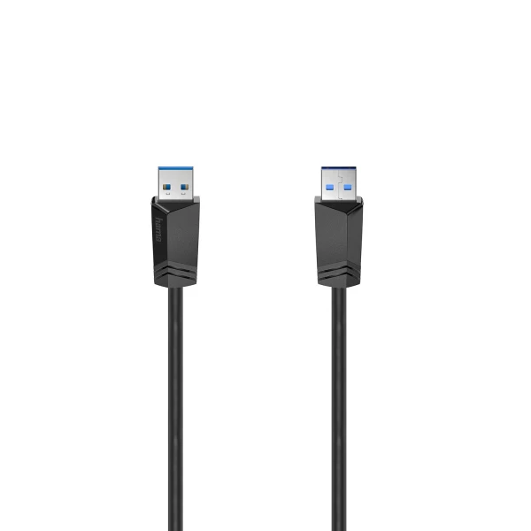 Kabel USB A-A Svart 1.5m