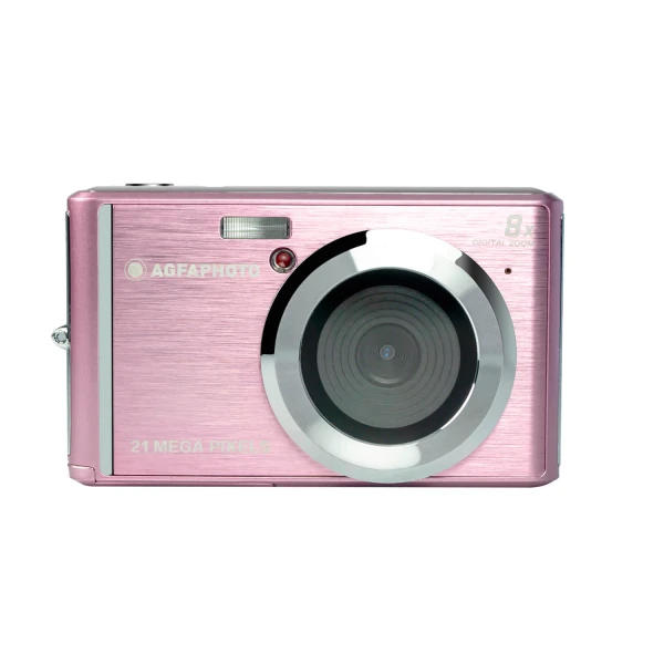 Billig AGFAPHOTO Digital Kamera DC5200 – 21MP, HD-Video, 8X Zoom Digitalkamera DC5200 CMOS 8x 21MP Rosa