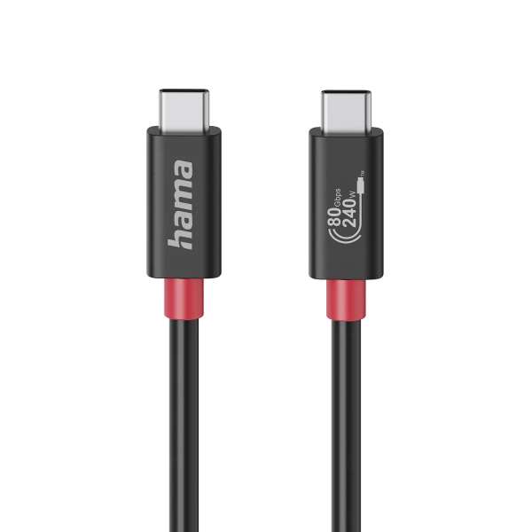 Billig HAMA Kabel USB-C USB 4.0 Gen4 – Ingen retur vid bruten förpackning HAMA Cable USB-C USB 4.0 Gen4