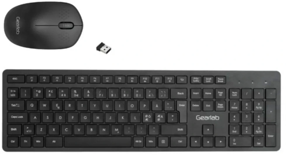Billigt G250 trådlöst nordiskt tangentbord och trådlös mus G250 trådlöst nordiskt tangentbord och trådlös mus