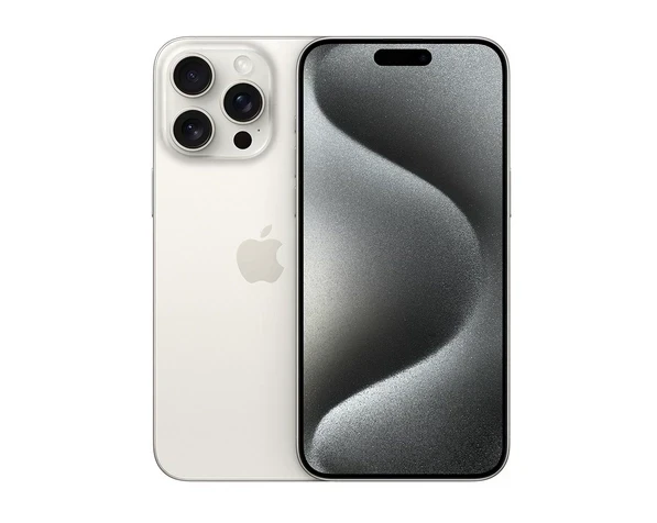 Apple iPhone 15 Pro 128GB  (Hvidt titanium) eSIM - Grade B