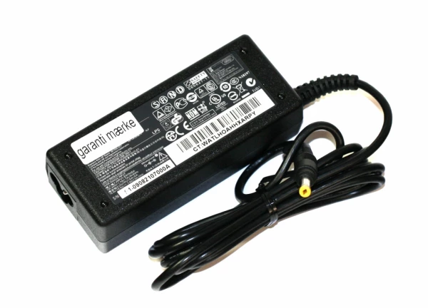 HP Compaq 65W 18.5V 3.5A laddare med 4.8 mm x 1.7 mm (Small Yellow Tip ) Lille Stick - Original