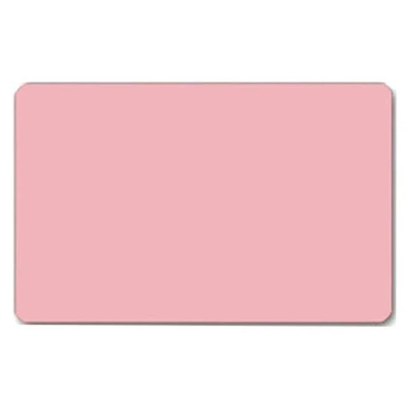 Plastkort rosa 0,76 mm