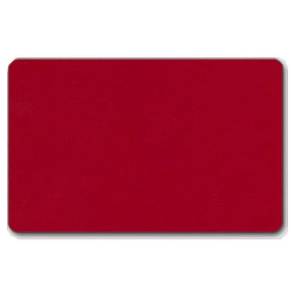 Plastkort r&ouml;d blank 0,76 mm