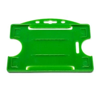 B&auml;rfodral i gr&ouml;n plast f&ouml;r 1 kort