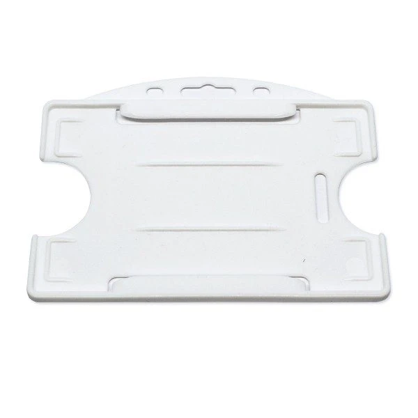 B&auml;rfodral i vit plast f&ouml;r 1 kort