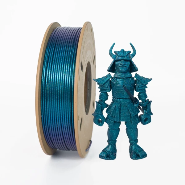 Billig SKILPRO - PLA Magic Filament - Blå - 1kg - Unik 3D-utskrift med tvåfärgseffekt SKILPRO - PLA Magic Filament - Blå - 1kg