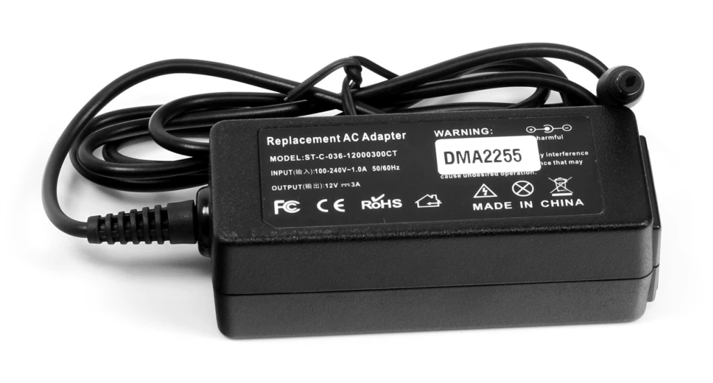 Toshiba 36W 12V 3A laddare med 4,8 mm x 1,8 mm kontakt – Kompatibel