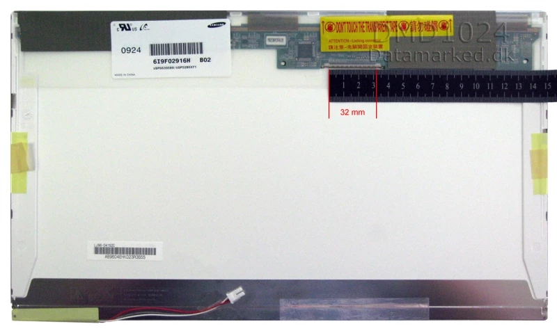 Billig 16" WXGA HD Glansig Laptop Display - Köp Skärmpanel Online 16" WXGA HD (1366 x 768)