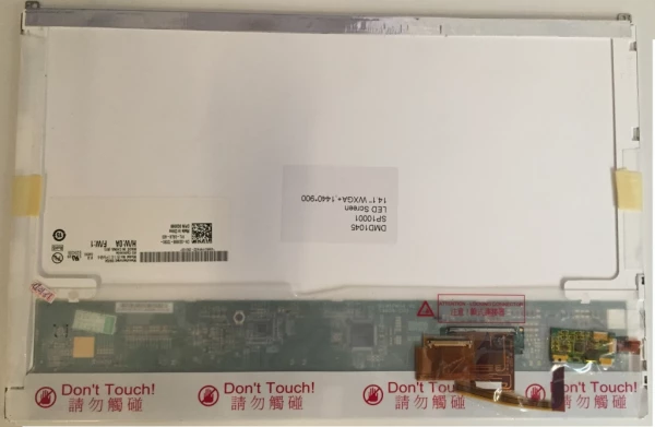 14.1" WXGA+ (1440 x 900) Wide Crystal clear LED Display